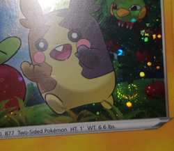 Pokemon TCG - Morpeko Black Star Promo SWSH031 with galaxy HD and normal swirl - Image 2