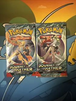 Pokemon Journey Together Booster Packs - New/Sealed 2 Packs - Image 1