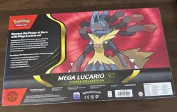 Pokemon TCG Mega Lucario ex Premium Figure Collection Box New Factory Sealed - Image 3