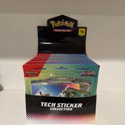 X-12 Pokemon Prismatic Evolutions Tech Sticker Collection (Lot of 12) Brand New - Image 1