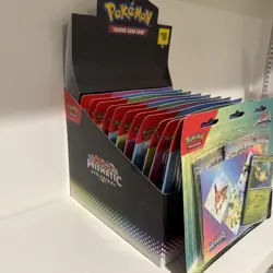 X-12 Pokemon Prismatic Evolutions Tech Sticker Collection (Lot of 12) Brand New - Image 3