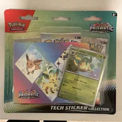 X-12 Pokemon Prismatic Evolutions Tech Sticker Collection (Lot of 12) Brand New - Image 4