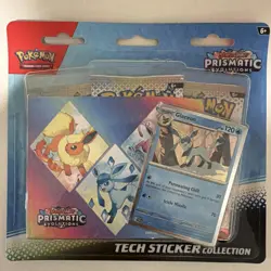 X-12 Pokemon Prismatic Evolutions Tech Sticker Collection (Lot of 12) Brand New - Image 5