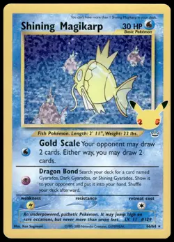 Shining Magikarp 66/64 Pokemon TCG Celebrations: Classic Collection Holo NM - Image 1