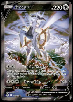 Arceus V 166/172 Pokemon TCG Brilliant Stars Holo Ultra Rare Alt Art NM - Image 3
