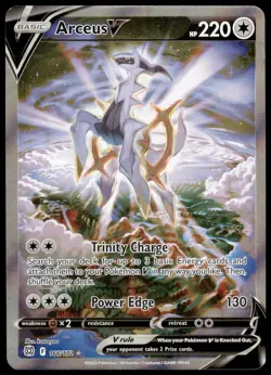 Arceus V 166/172 Pokemon TCG Brilliant Stars Holo Ultra Rare Alt Art NM - Image 5