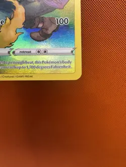 2021 Pokemon SWSH Brilliant Stars TG01/TG30 Flareon 1432 Holo Flecks Missing - Image 5