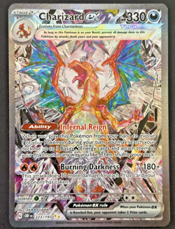 Charizard ex 223/197 SV03: Obsidian Flames Pokemon TCG SIR Near Mint - Image 1