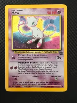 Mew #9 Pokemon TCG WOTC Black Star Promo Holo NM - Image 1