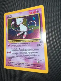 Mew #9 Pokemon TCG WOTC Black Star Promo Holo NM - Image 3
