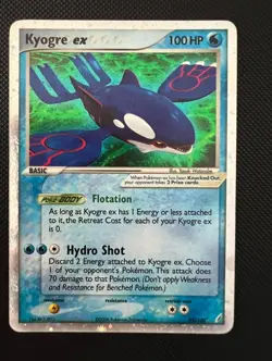 Kyogre ex 95/100 Pokemon TCG Crystal Guardians Holo Rare MP - Image 1