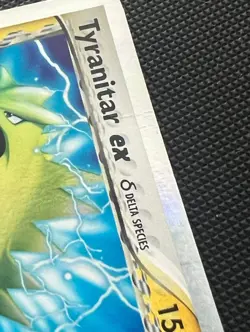 Tyranitar ex 99/101 Pokemon TCG 2006 EX Dragon Frontiers Holo Rare MP - Image 3