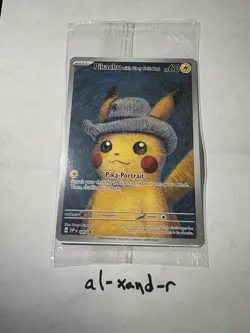 Pikachu with Gray Felt Hat Van Gogh Promo SVP #085 Pokemon Sealed - Image 1
