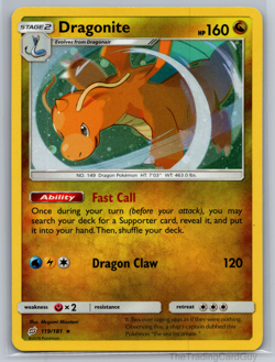 Dragonite - 119/181 - Pokemon Team Up Cosmos Holo Promo NM - Image 1