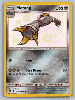 Metang SV31/SV94 Shiny Vault Rare Holo Pokemon 2019 Hidden Fates NM - Image 1