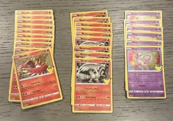 Pokemon TCG Celebrations Holo Rare Lot (Has Many Duplicates) - Image 2