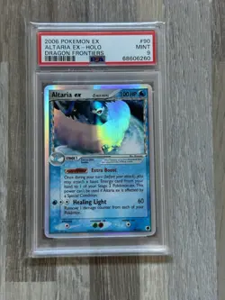2006 Pokemon EX Dragon Frontiers Altaria ex Holo #90 PSA 9 Mint - Image 1