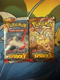 Pokemon TCG Surging Sparks Booster Pack X2 - Image 1