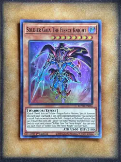 Yugioh Soldier Gaia The Fierce Knight ROTD-EN004 Super Rare 1st Ed NM - Image 1