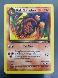 Dark Charmeleon 32/82 Team Rocket | MP | Pokemon Trading Card TCG - Image 1