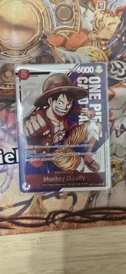 One Piece TCG Monkey.D.Luffy ST21-014 OP13 Treasure Campaign Pack Card - Image 1