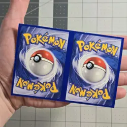 Pokemon Uncut Sheet NFC Miscut Error Girafarig Moo Moo Milk Neo Genesis Cards - Image 3