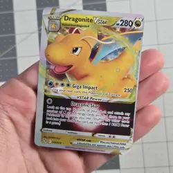 Dragonite VStar OC Miscut Error Pokemon GO Card 050/078 Near Mint - Image 1