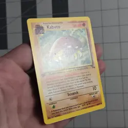 Kabuto 1st Edition Fossil Pokemon Card LP Condition 50/62 - Image 4