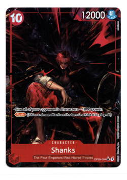 Shanks (Alt Art) OP09-004 SR One Piece Card | Emperors in the New World - Image 1