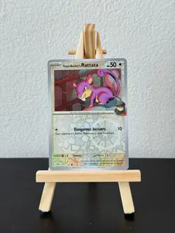 Team Rocket's Rattata #147/182 Reverse Holo - Destined Rivals Pokemon Card NM/M - Image 1