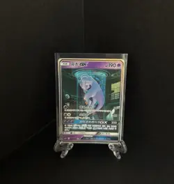 Mewtwo GX 082/072 Shining Legends Full Alt Art SR Korean Card Used Damaged HP - Image 1