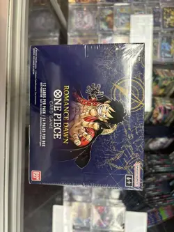 Romance Dawn Booster Box OP-01 One Piece Card Game (White Bottom) NEW & SEALED 811039038205 - Image 1