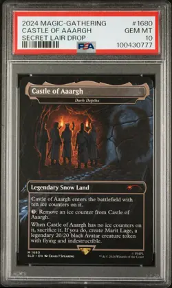 2024 Magic MTG Monty Castle Aaargh Secret Lair #1680 PSA 10 #0777 - Image 1