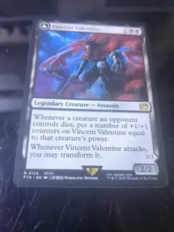 MTG Vincent Valentine (FIN) Final Fantasy Regular Rare 125 - Image 1