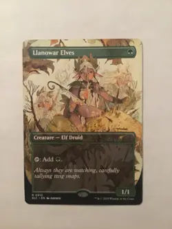 Llanowar Elves Mtg Encyclopedia AZ Secret Lair Free Shipping - Image 1