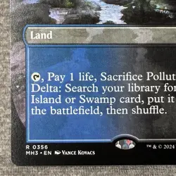 MTG Polluted Delta (Borderless) - Modern Horizons 3 (MH3) #356 Non-Foil NM Magic - Image 4