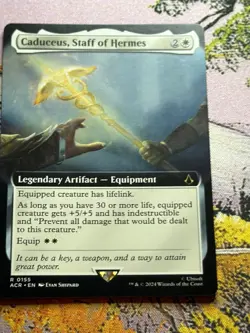 Caduceus, Staff of Hermes (Extended Art) [Universes Beyond Assassin's Creed] NM - Image 1
