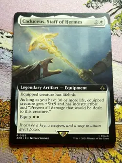 Caduceus, Staff of Hermes (Extended Art) [Universes Beyond Assassin's Creed] NM - Image 4