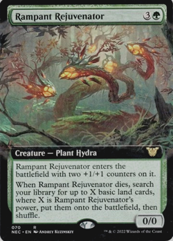 Rampant Rejuvenator (Extended Art) Commander: Kamigawa: Neon Dynasty MTG NM - Image 1