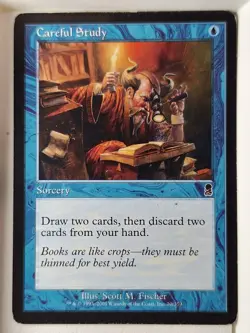 Careful Study - Odyssey - Magic the Gathering MTG Nice! - Image 1