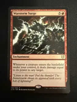 Warstorm Surge 155 - R - Commander 2019 - Normal - MTG - LP - Image 1