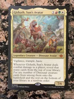 MTG Gishath, Sun's Avatar x1 The Lost Caverns of Ixalan NM, Magic the Gathering - Image 1