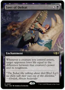 Jaws of Defeat (Extended Art) - 0067 - Tarkir Dragonstorm - NM/M - Image 1