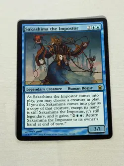 MTG FOIL Sakashima the Imposter Saviors of Kamigawa Magic the Gathering - Image 1
