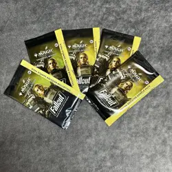 (1) One Magic the Gathering Fallout Collector Booster Sample Pack - Image 1