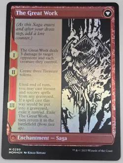 Urabrask The Great Work (MOM#299) Showcase Foil NM - MtG Magic the Gathering - Image 2