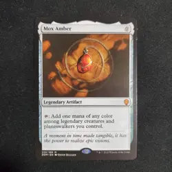 MTG Mox Amber LP Lightly Played | Mythic Colorless Artifact | Dominaria - Image 1