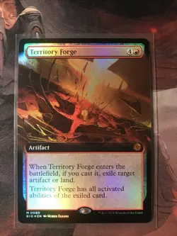 MTG Territory Forge FOIL Extended Big Score OTJ BIG 0080 NM - Image 1