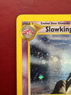 Slowking 14/111 Holo Rare Neo Genesis Pokemon Card MP No Creases - Image 3