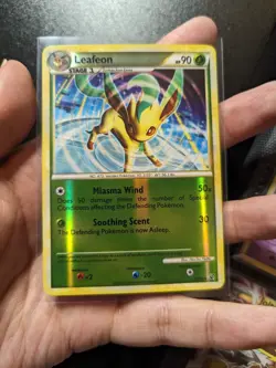 Pokemon TCG Leafeon HS-Undaunted 17/90 Regular Rare - Image 1